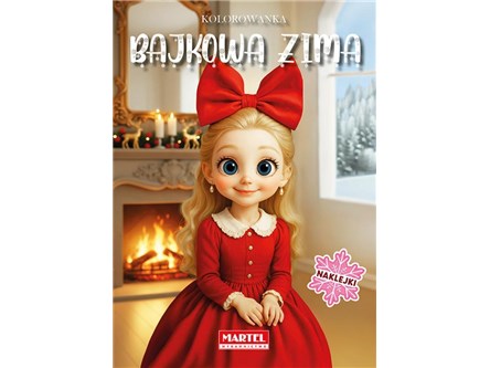 KSIĄŻ. Bajkowa zima z naklejkami