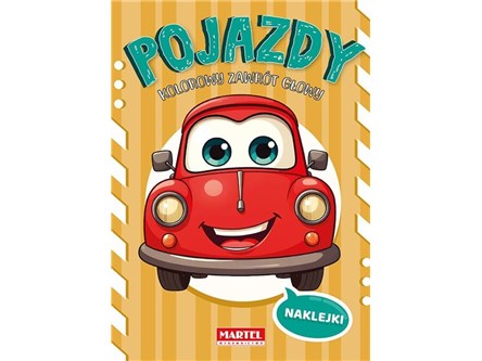 KSIĄŻ. Kolorowy zawrót głowy. Pojazdy z naklejkami