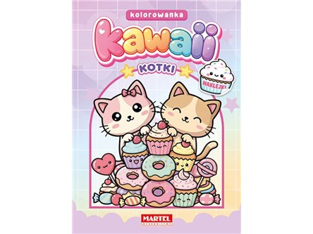 KSIĄŻ. Kawaii Kotki z naklejkami
