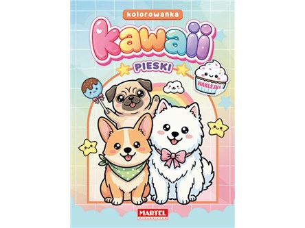 KSIĄŻ. Kawaii Pieski z naklejkami