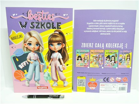 KSIĄŻ. Besties. W szkole, z naklej.