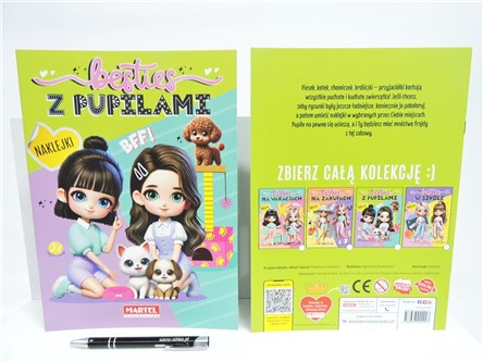 KSIĄŻ. Besties. Z pupilami, z naklej.