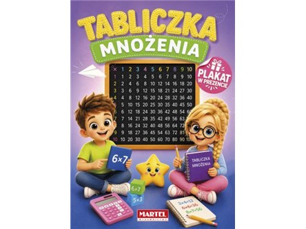 KSIĄŻ. Tabliczka mnożenia z plakatem