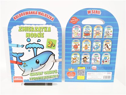 KSIĄŻ. Kolorowanki maluszka ZWIERZĄTKA WODNE