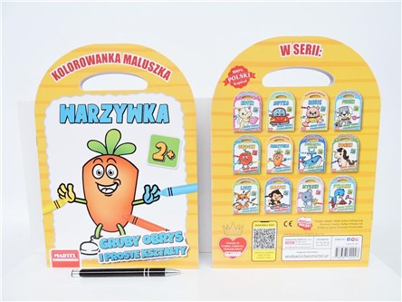KSIĄŻ. Kolorowanki maluszka WARZYWKA