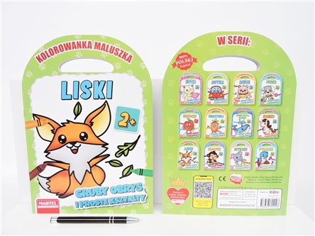 KSIĄŻ. Kolorowanka maluszka LISKI