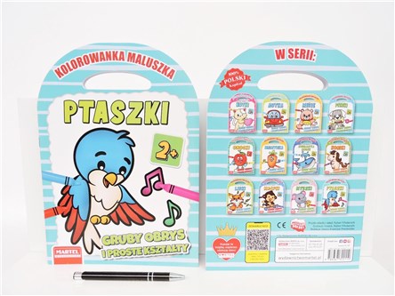 KSIĄŻ. Kolorowanka maluszka PTASZKI