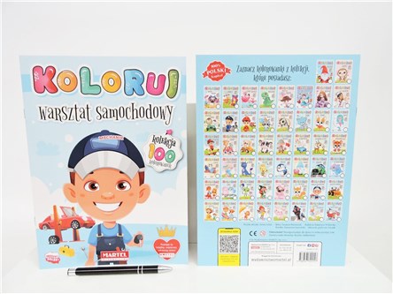 KSIĄŻ. Kolekcja koloruj Warsztat samochodowy