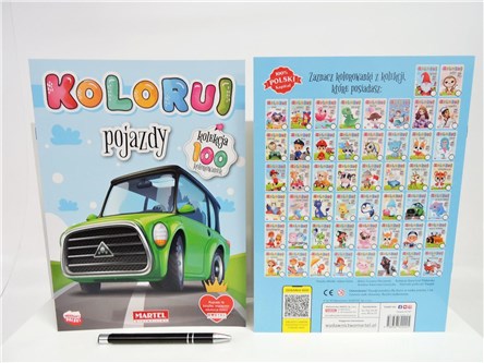 KSIĄŻ. Kolekcja Koloruj - POJAZDY