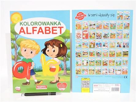 KSIĄŻ. Kolorowanka Alfabet, 3+