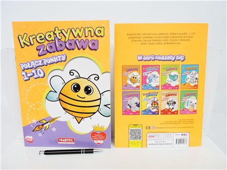 KSIĄŻ. KREATYWNA ZABAWA - połącz punkty 1-10