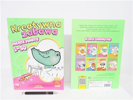 KSIĄŻ. KREATYWNA ZABAWA - połącz punkty 1-50