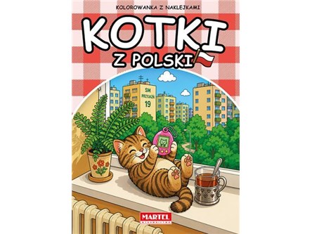 KSIĄŻ. Kotki z Polski z naklejkami