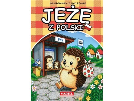 KSIĄŻ. Jeże z Polski z naklejkami