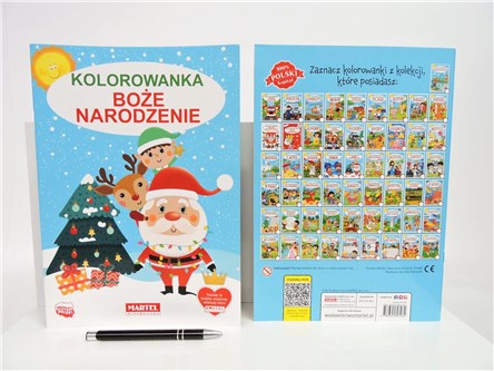 KSIĄŻ. Kolorowanka Boże narodzenie
