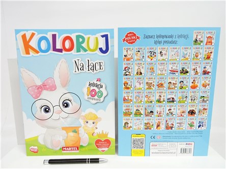 KSIĄŻ. Kolekcja Koloruj - NA ŁĄCE