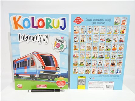 KSIĄŻ. Kolekcja Koloruj - LOKOMOTYWY