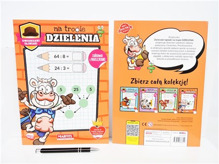 KSIĄŻ. ZWIERZAKI TAJNIAKI na tropie dzielenia nakl