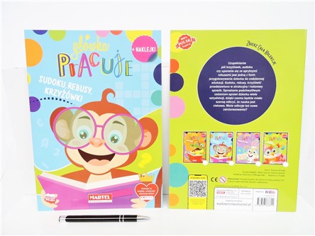 KSIĄŻ. GŁÓWKA PRACUJE - sudoku, rebusy z naklej.