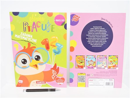 KSIĄŻ. GŁÓWKA PRACUJE - zadania matemat. z naklej.