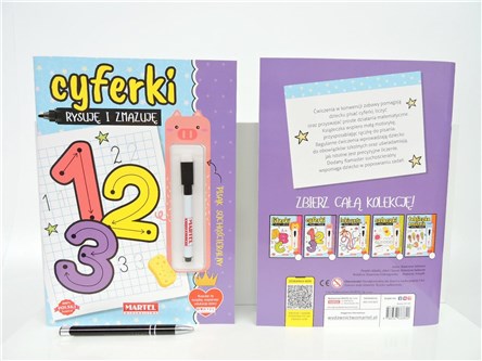 KSIĄŻ. Rysuje i zmazuje CYFERKI