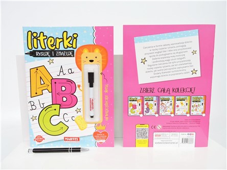 KSIĄŻ. Rysuje i zmazuje LITERKI