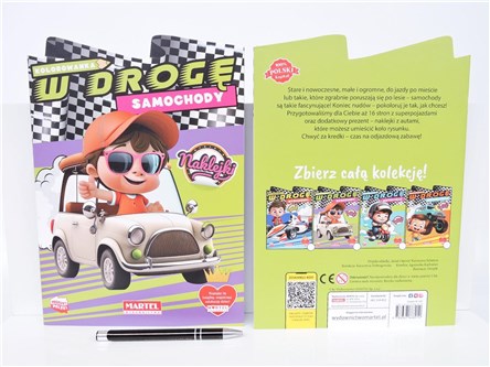 KSIĄŻ. Kolorowanka W drogę SAMOCHODY