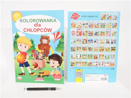 KSIĄŻ. Kolorowanka DLA CHŁOPCÓW