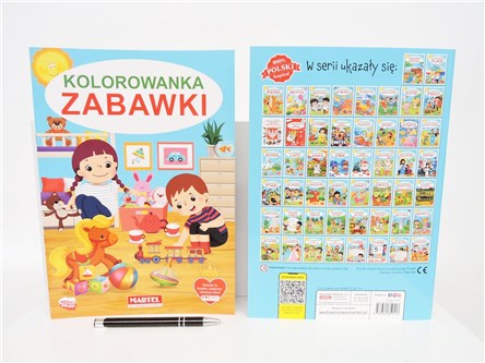 KSIĄŻ. Kolorowanka ZABAWKI