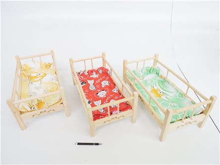 AST. ŁÓŻECZKO drew. 50x25x29 cm, 3 wz.