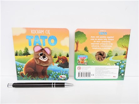 KSIĄŻ. KOCHAM CIĘ TATO, niedźwiedź