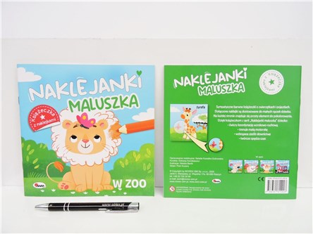 KSIĄŻ. Naklejanki maluszka, ZOO