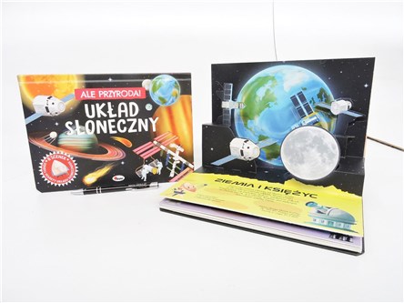 KSIĄŻ. ALE PRZYRODA - układ słoneczny, rozkładana