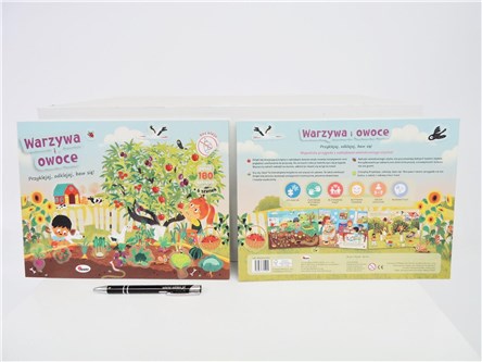 KSIĄŻ. Przyklejaj odkejaj baw się! WARZYWA I OWOCE