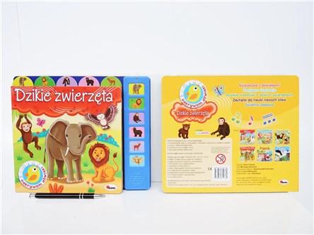 *KSIĄŻ. DZIKIE ZWIERZĘTA - odkrywam 6 dźwięk.