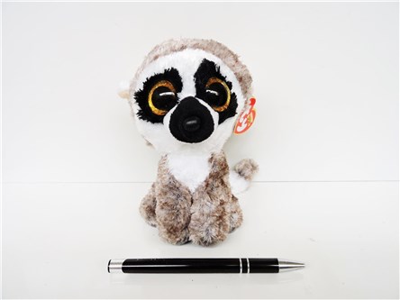 PLUSZ Beanie Boos,15 cm,  LINUS, lemur