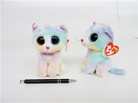 PLUSZ Beanie Boos, 15 cm, HEATHER, kot