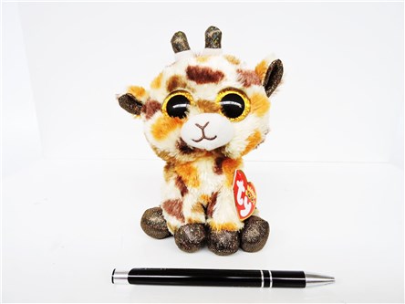 PLUSZ Beanie Boos, 15 cm,  STILTS tan giraff