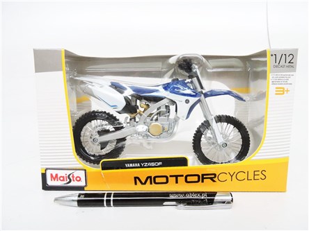*MAISTO MOTOR metal, 1:12, Yamaha YZ450F