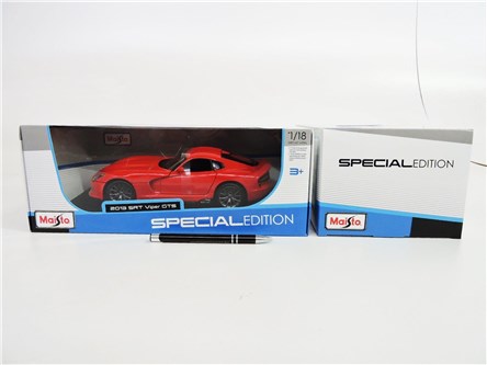 *MAISTO AUTO metal, 1:18, Dodge viper srt gts,czer