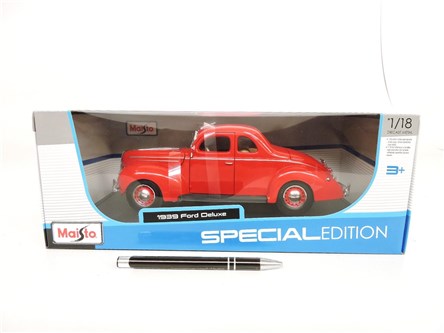 *MAISTO AUTO metal, 1:18, Ford Deluxe Coupe,czer