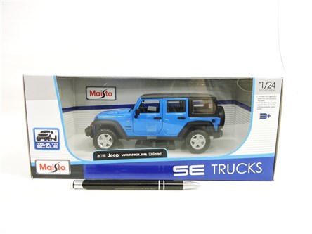 *MAISTO AUTO metal. 1:24 Jeep Wrangler, nieb.