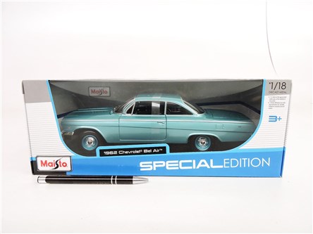 *MAISTO AUTO metal, 1:18, Chevrolet Bel air 1962
