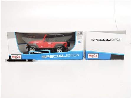 *MAISTO AUTO metal.,1:18,Jeep Wrangler Rubicon,cze