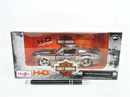 MAISTO AUTO metal., 1:24, Ford Mustang 1967, szary