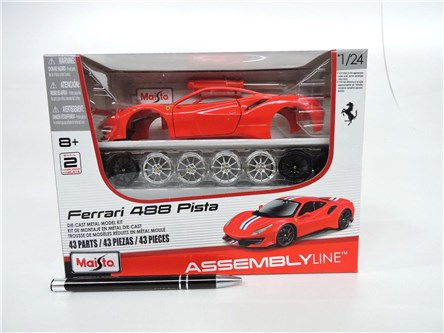 *MAISTO AUTO metal 1:24 Ferrari 488 PISTA do skład