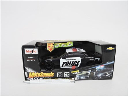 *MAISTO AUTO CHEVROLET CAM. POLICJA św. dźw. 1:24