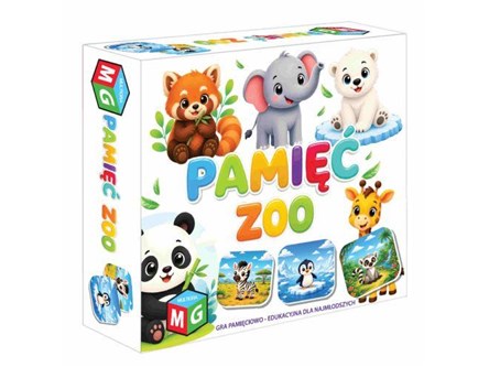 PAMIĘĆ - ZOO - GRA PAMIĘCIOWO-EDUKACYJNA 590449...