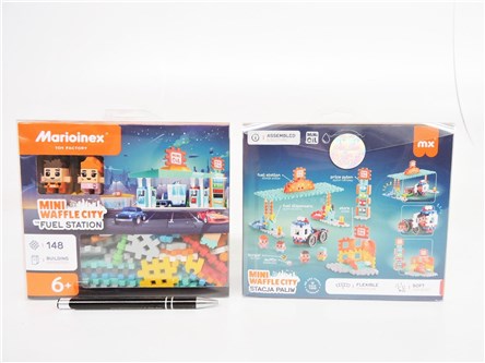 KLOCKI WAFLE MINI - CITY STACJA PALIW 148 EL.