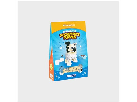 *KLOCKI WAFLE MINI POCKET PETS PUPPIES OWCZAREK SZ